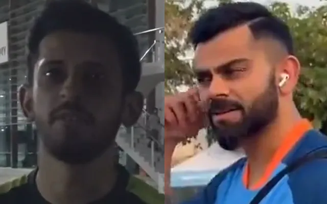 Pakistani fan gets to take a picture with Virat Kohli despite being stopped by security guards
