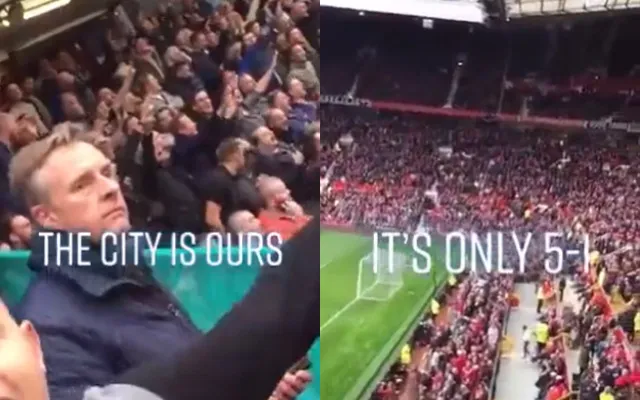 Manchester City fans troll away fans